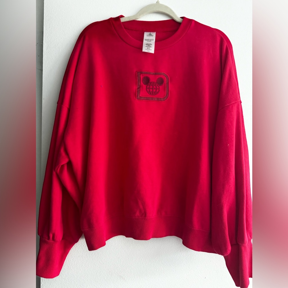 Walt Disney world red crew neck